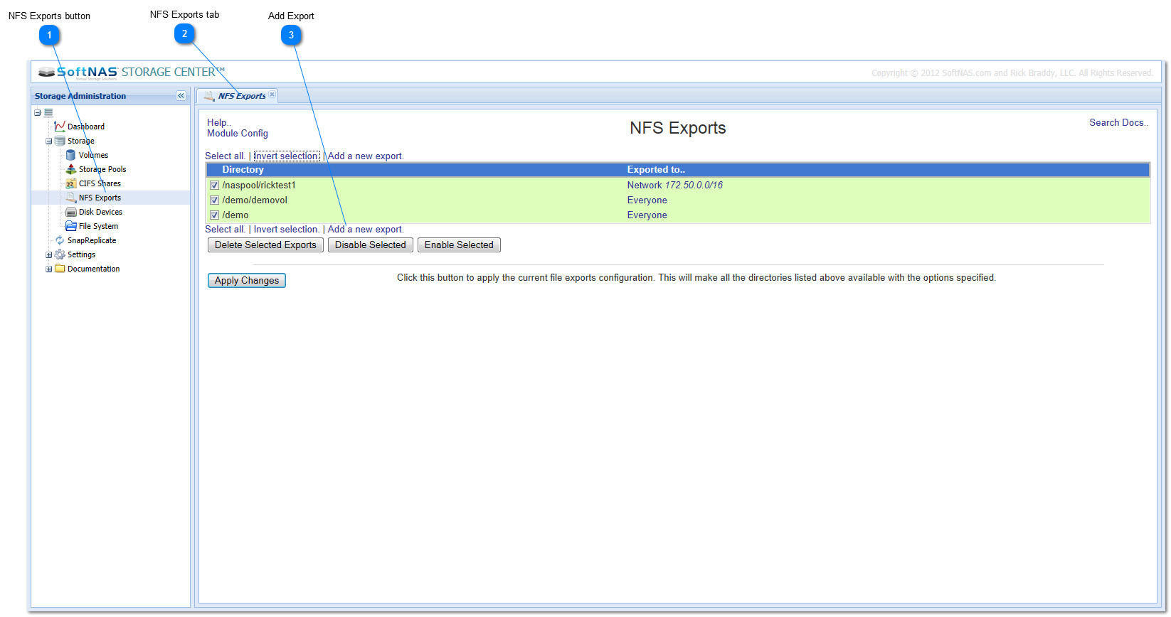 NFS Exports