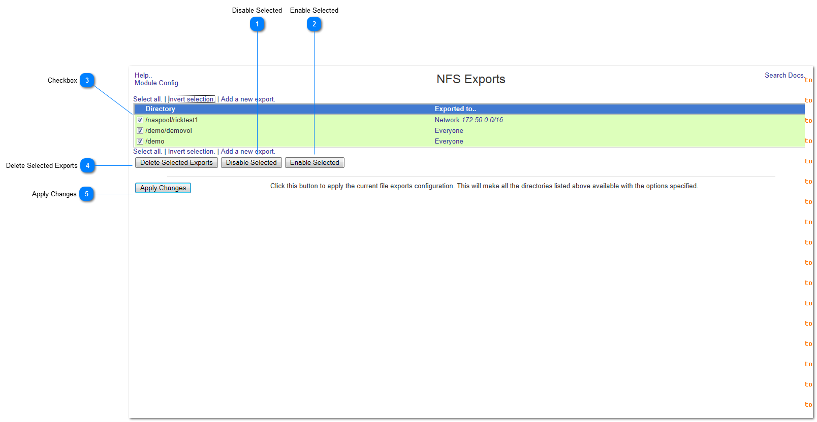 NFS Exports