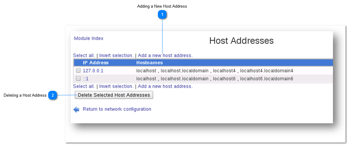 Host Addresses