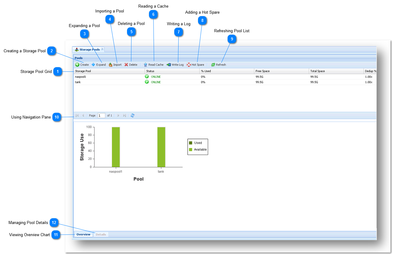Working with Storage Pools
