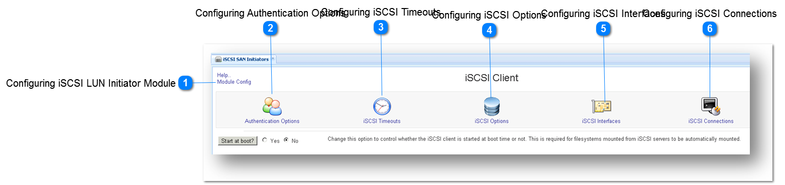 Configuring iSCSI SAN Initiators