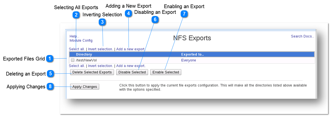 Managing NFS Exports