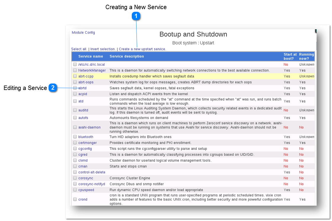 Managing System Services