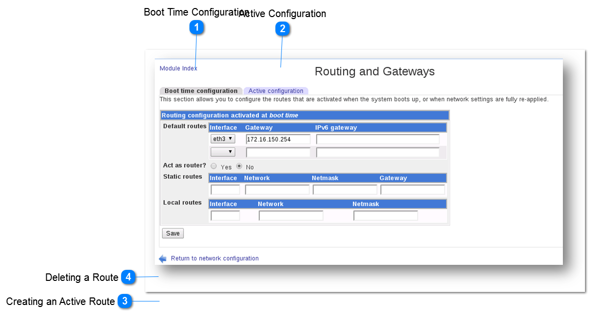 Routing and Gateways