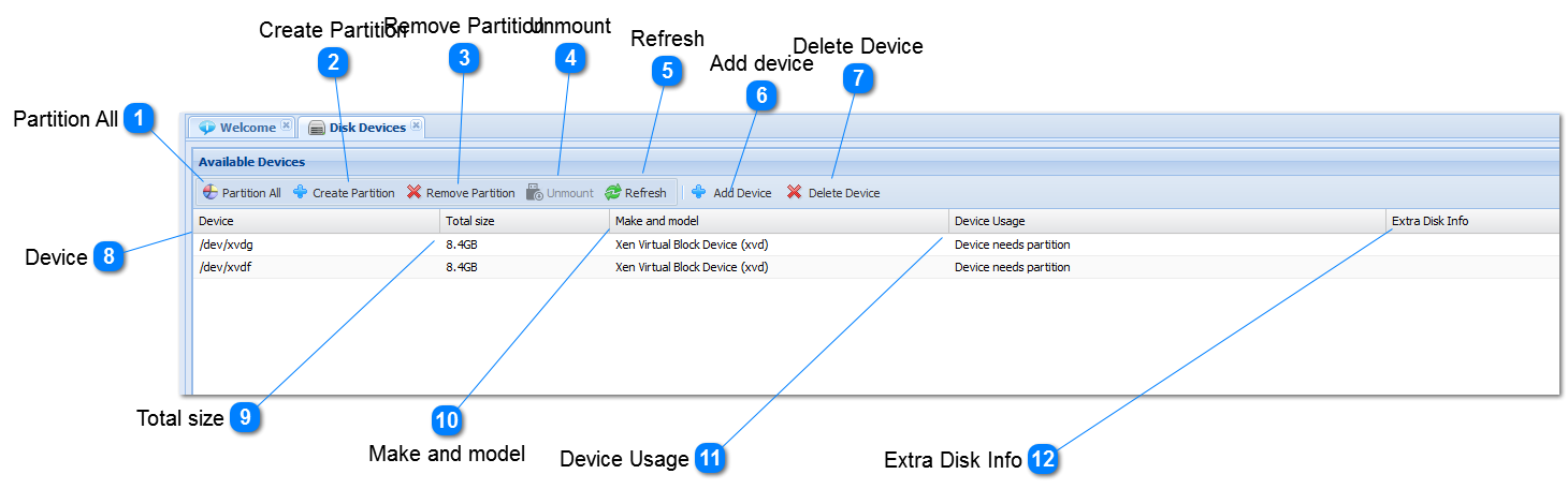Working with Disk Devices