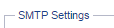 1. SMTP Settings