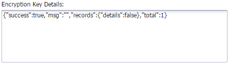 3. Encryption Key Details